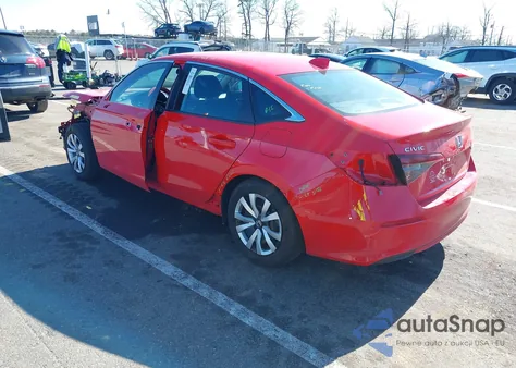 2025 Honda Civic Lx из США, поврежденный, VIN 2HGFE2F29SH557540